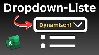 Excel dynamische DropdownListe erstellen  Dropdownmenü aktualisiert sich automatisch Tutorial [upl. by Judah]