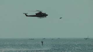 Incredible Helicopter Rescue Lake Ontario Canada [upl. by Ripley]