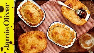 How to make Shortcrust Pastry for pies  Jamie Oliver [upl. by Ahsik]