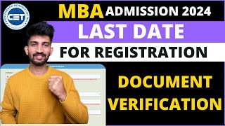 MBA Registration Form Filling Last Date  Mba cap round form filling 2024 [upl. by Nugesulo]