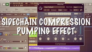 Sidechain Compression  EDM Pumping Effect  Logic Pro X [upl. by Tutt]