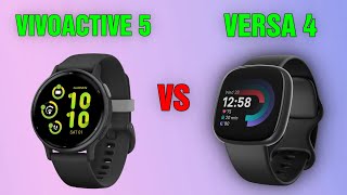 Garmin Vivoactive 5 vs Fitbit Versa 4  Full Specs Compare Smartwatches [upl. by Skelton]