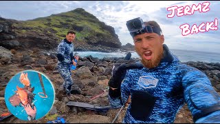 Jerm is Back Spearfishing Most Dangerous Part of the Island [upl. by Erdnaek]