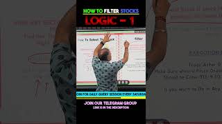 कौन से 2 Filter use करके Stock Select करें📈✅👀 trading intradaytrading stockmarket trader [upl. by Philipa]