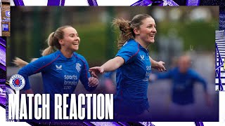 REACTION  Chelsea Cornet  Celtic 23 Rangers Women [upl. by Annoved]