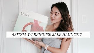 ARITZIA WAREHOUSE SALE HAUL 2017  getawei [upl. by Lian]