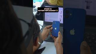 iPhone12 Battery Replacement iPhone important battery message 9971390093 iphonerepair refixapple [upl. by Horbal729]