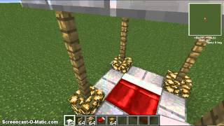 Minecraft How To Make a 4 Poster Bed [upl. by Enitsirhk194]