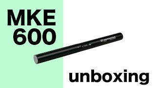 Das beste video mic unter 300€  Sennheiser MKE 600 Unboxing [upl. by Gnirol754]