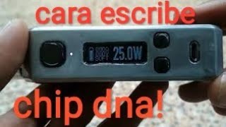 tutorial  cara escribe chip dna 75 dna 133 dna 166 dna 200 dna 250 therion finder hcigar dll [upl. by Rengia]