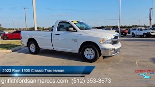 2023 Ram 1500 Classic Tradesman San Antonio Austin San Marcos New Braunfels Kyle [upl. by Hilliary287]