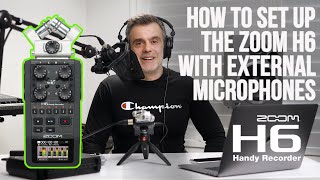 How to set up your ZOOM H6 for Podcasts and Video Production  Phantom Power Explained [upl. by Derron]