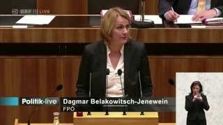 Dagmar BelakowitschJenewein  Pflegegeldgesetz  10122014 [upl. by Hisbe]