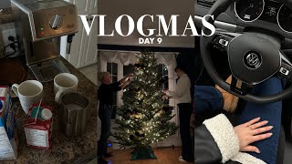 VLOGMAS DAY 9 Christmas shopping a slow morning hockey game amp tree decorating [upl. by Phelan]