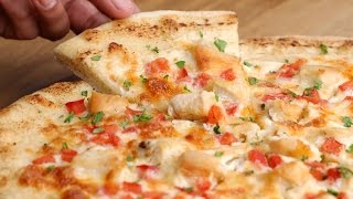 Chicken Alfredo Pizza [upl. by Essirahc]