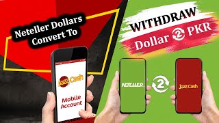 How To Convert Neteller Dollars into JazzCash  Best E Currency Exchange in Pakistan [upl. by Enrahs]