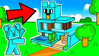 BUDUJE NOWY DOMEK w Minecraft 🩵🏠 [upl. by Loyce]