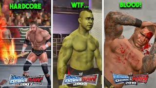 Best Thing About Every Single WWE Smackdown vs RAW Game [upl. by Smallman]