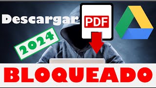 Descargar PDF bloqueado Solo Lectura de Google Drive en 2 pasos  2024✔️✔️✔️ [upl. by Demetre761]