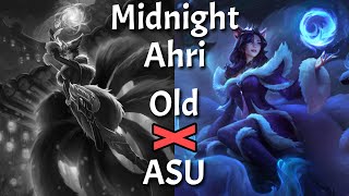 How is Midnight Ahri REWORKED  Skin Comparison [upl. by Nylaras]