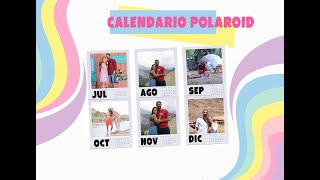 CALENDARIO POLAROID IMPRIMIBLE GRATUITO [upl. by Nuhsar]