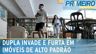 Casal invade apartamentos em bairros de alto padrão no Rio  Primeiro Impacto 170924 [upl. by Savihc]