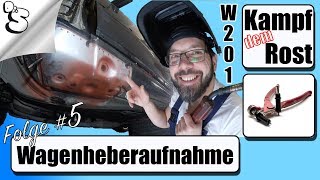 Schweller und Wagenheberaufnahme schweißen  W201 wird Oldtimer  Folge 5 [upl. by Tekla426]