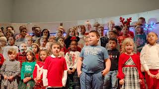 Happy Hanukkah Song By kindergarten Grover Cleveland School hanukahsong kindergarten concert usa [upl. by Rania442]