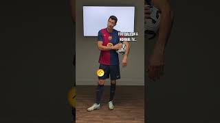 Watching TV 📺 vs Experiencing Ambilight TV ✨ philipstv AmbilightTV shorts fcbarcelona [upl. by Ankney984]