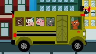 Wheels On The Bus Go Round And Round  Nursery Rhymes For Kids And Childrens [upl. by Oralla220]