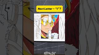 Drawing Letter H as Hawks of My Hero Academia 🔥 shorts anime myheroacademia [upl. by Anela]