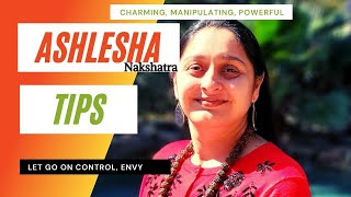 Tips for Ashlesha Nakshatra Cancer to Reduce negativity in horoscope Vedic astrology [upl. by Eiroj3]