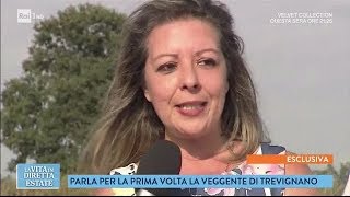 Esclusiva Per la prima volta parla la veggente di Trevignano  La vita in diretta estate 03072018 [upl. by Bazluke27]