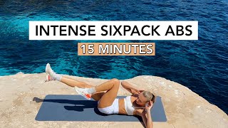 15 Min SIXPACK Workout  Strong And Defined Abs  Fit By Angela [upl. by Rexana985]