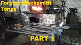 Thak Ironworks  Forging Blacksmith Tongs for Beginners PART 1 [upl. by Akimert]