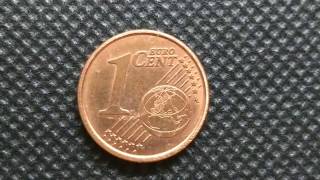 1 Euro Cent Coin  Italy  2017 [upl. by Wobniar]