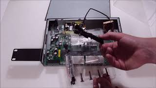 Cambio de Ventilador Switch Dlink DGS1016D How to replace fan switch dlink [upl. by Lilithe291]