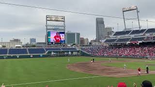 Joshua Overbeek 3 RBI Double Nebraska Indiana Baseball Big Ten Tournament 52524 [upl. by Yerhcaz]