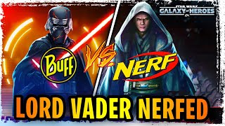 Lord Vader Just Got Nerfed and Supreme Leader Kylo Got Better Worst Galactic Legend Ever in SWGoH [upl. by Ynots]