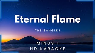 Eternal Flame  The Bangles HD Karaoke  My Daily Videoke [upl. by Ecnarretal]