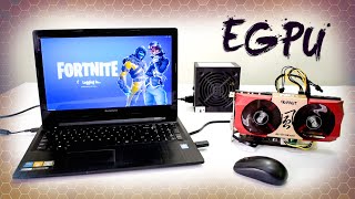 How to Setup External Graphics Card on a Laptop for CHEAP   eGPU Tutorial [upl. by Anirazc]