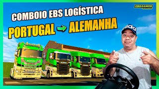 Comboio EBS Logística contrato de Portugal  a volta  multiplayer ets 2 149 [upl. by Wehttan]