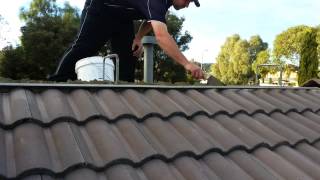 Rebedding Ridge Capping  Roof Restoration Blacktown [upl. by Ttsepmet486]