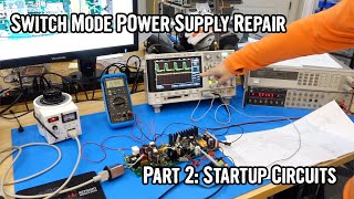 HP Switch Mode Power Supply Repair Part 2 Debugging the Startup Circuitry [upl. by Auehsoj]