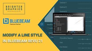 How to Modify a Line Style in Bluebeam Revu 21 [upl. by Kermy133]