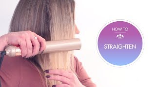 How To Straighten Hair Perfectly at Home With the TYME Iron Pro [upl. by Nylidam]