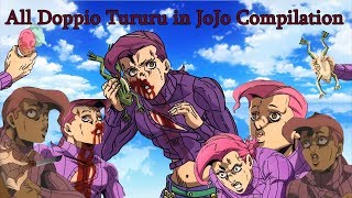 All Doppio Tururu in JoJo Compilation [upl. by Tnecniv389]