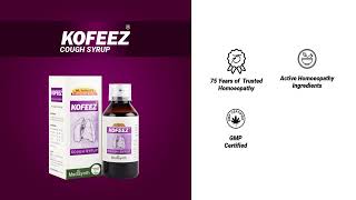 Kofeez Homeopathic Cough Syrup  Natural Cough Relief Syrup  Medisynth [upl. by Ynner]