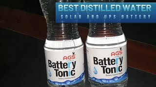 BEST DISTILLED WATER FOR SOLAR AND UPS BATTERIES [upl. by Odilia]