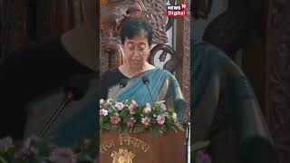 Delhi New CM Atishi Marlena Oath Ceremony shorts atishimarlena arvindkejriwal [upl. by Malva]